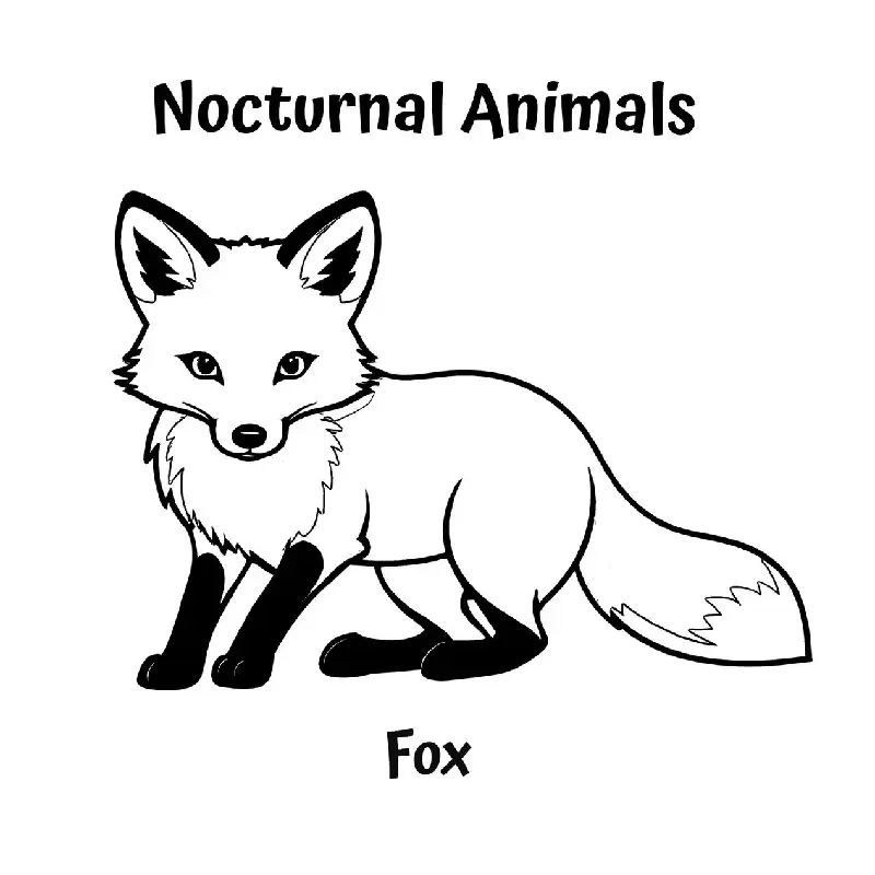 Animal coloring page