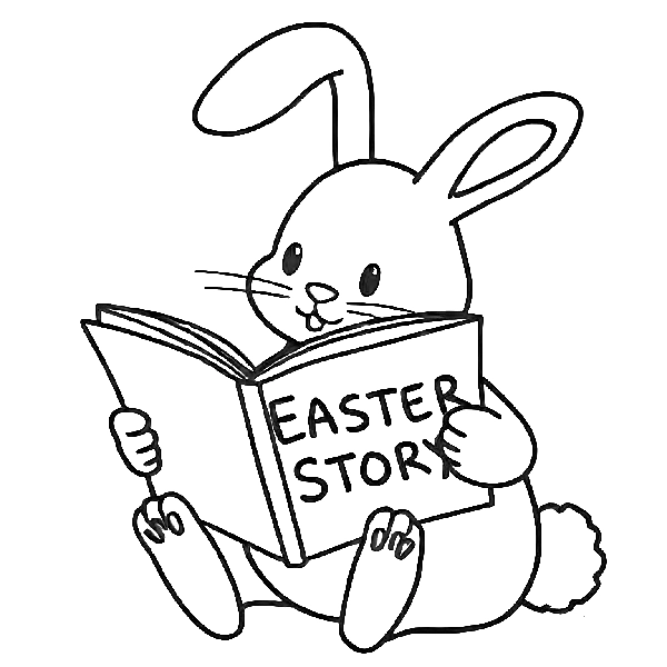 Easter coloring page