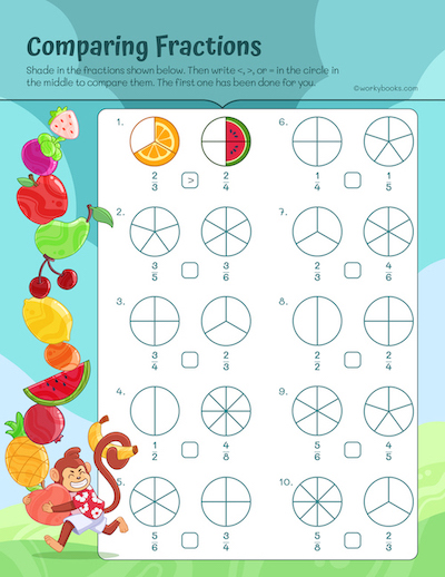 Comparing worksheet worksheet 